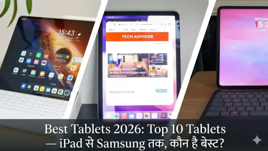 Best Tablets 2026: Top 10 Tablets — iPad से Samsung तक, कौन है बेस्ट?