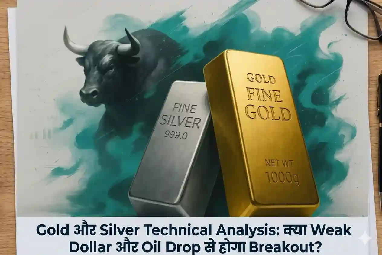 Gold और Silver Technical Analysis: क्या Weak Dollar और Oil Drop से होगा Breakout?