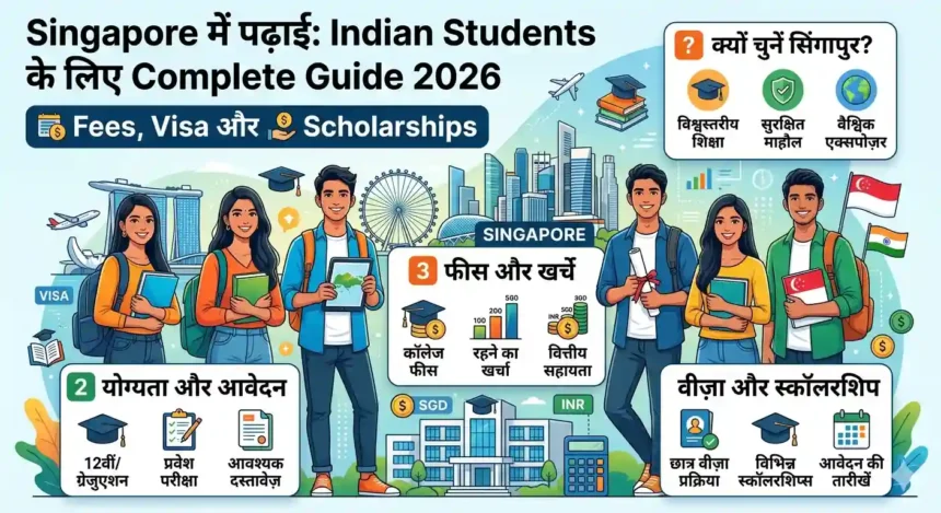 Singapore में पढ़ाई: Indian Students के लिए Complete Guide 2026